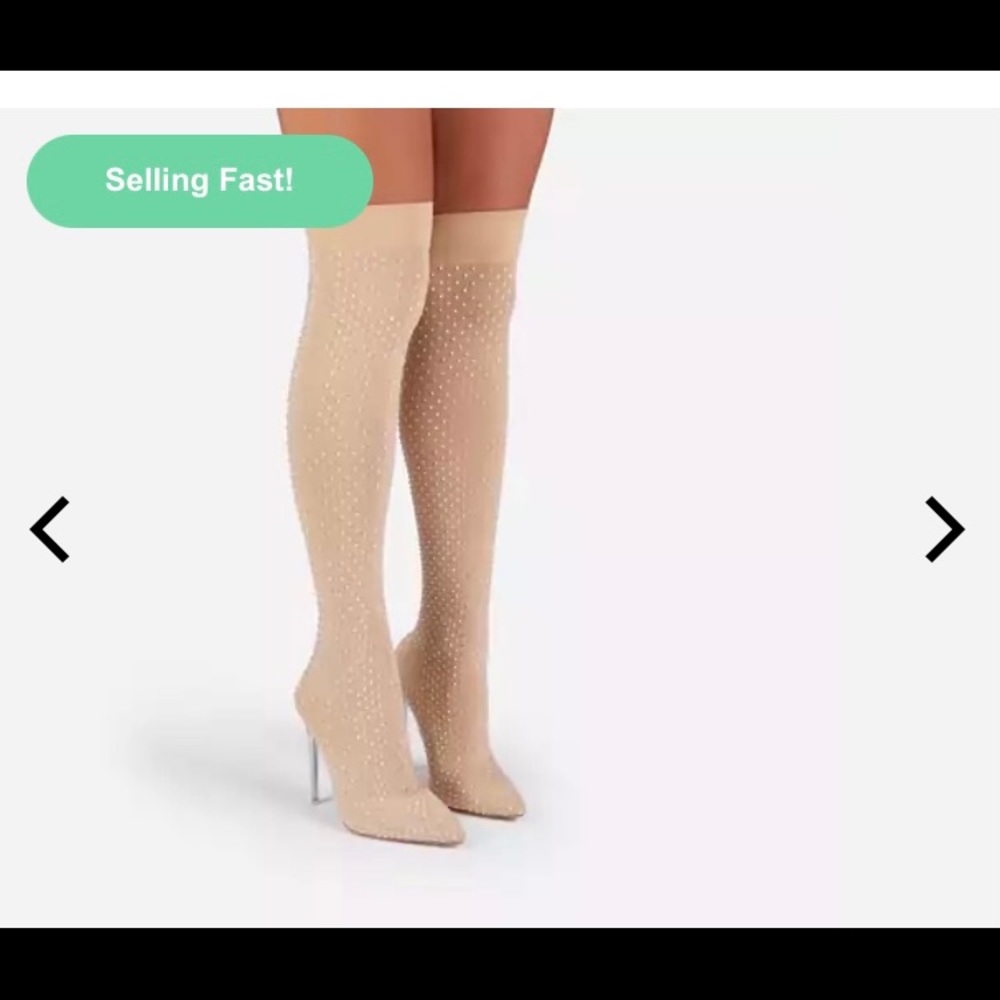 Stallion Diamante Detail Clear Perspex Over The